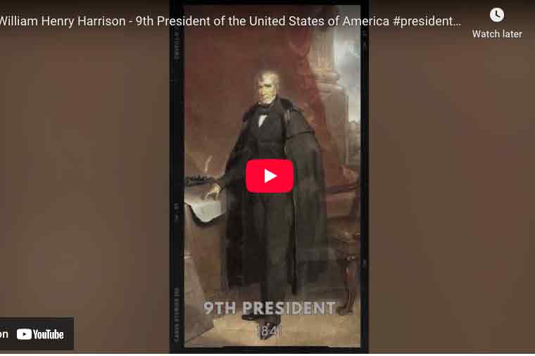 Video: William Henry Harrison - 9th President of the United States of America